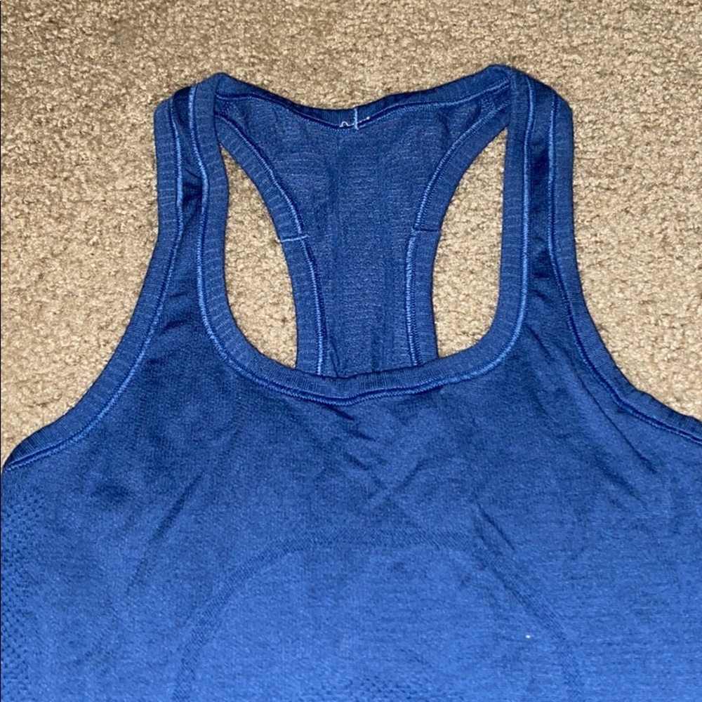 Blue Lululemon Size 2 Swiftly Tech Tank Top